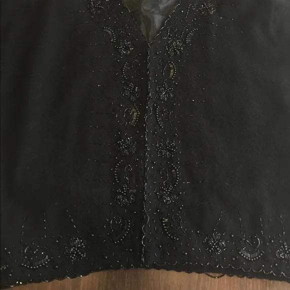 VTG Super Soft Hand-Placed/Sewn Beaded Sweater